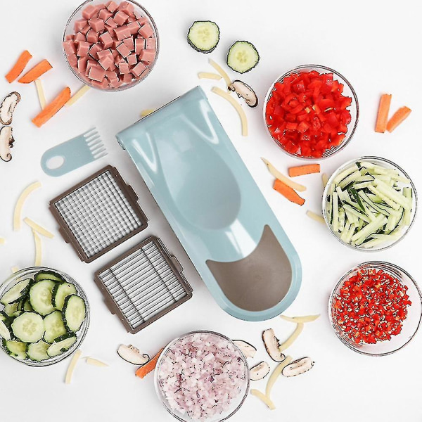 Multifunktionell lökgrönsakshackare Slicer Slicer Cutter
