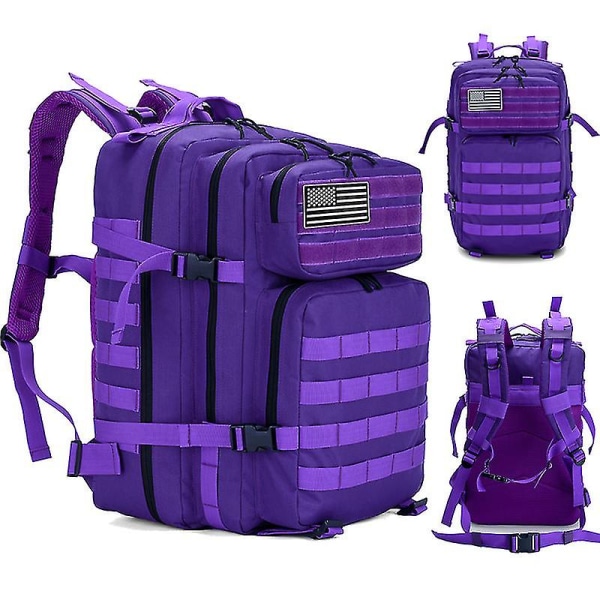 50l Vandring Trekking Bag Military Tactical Backpack Army Vanntett Outdoor Travel Camping Bag