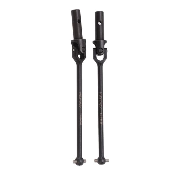 2 stk. Sort Høj Hårdhed RC Universal Front Drivaksel til ZD Racing 1/7
