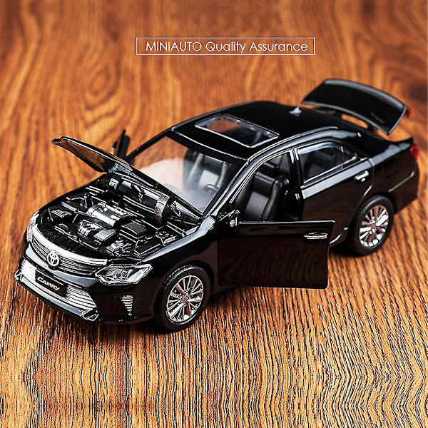 Hhcx-hot Alloy Diecast Malliauto 1:32 Camry Lasten Metallilelut Takaisinvedettävät Pyörät Vilkkuvat koneet Lasten Syntymäpäivä Joululahjat Molde 2