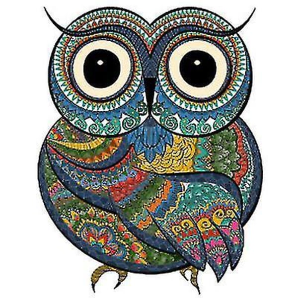 Big Eyed Owl Jigsaw Puslespill for barn og voksne