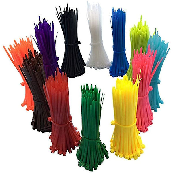 Colored outlet cable ties
