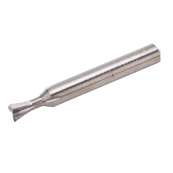 Karbidduehalesfres 6mm Skaft 4 Fløyter 50mm Lengde 75 Grader Universal