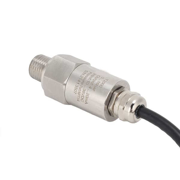 Tryktransmitter Transducer Sensor 4‑20MA Output NPT1/4 til Luft Vand DC 10‑36V Lige Linje