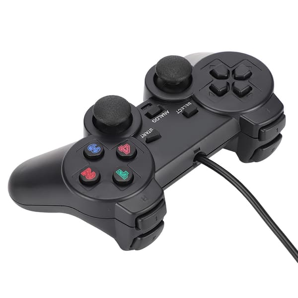 Kablet USB-gamepad med dobbelt vibration til PC Laptop