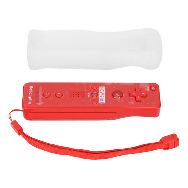 Vibration Lyd Spil Controller med Motion Plus til Wii U - Rød