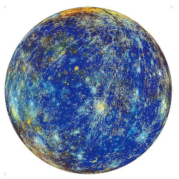 Pussel för vuxna tonåring 1000 bitar, planet stort runt pussel svårt och utmaning Mercury
