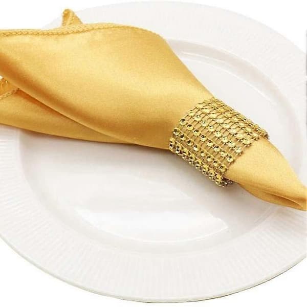 Servietter i højdensitetssatin - Ensfarvede restaurantsservietter (44x44cm) light grey 44*44cm
