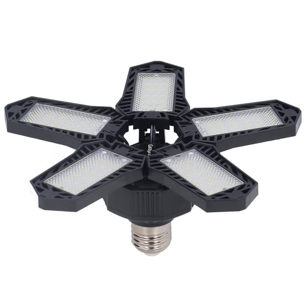 LED Garagelys 20W 1500LM E27 Foldbart Loftlys 5 Blade Værksted Lagerlys 85-265V