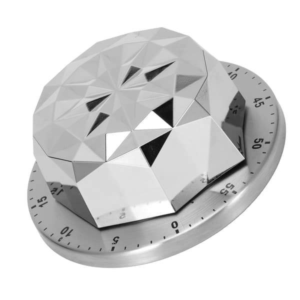 Magnetisk Mekanisk Timer Rustfritt Stål Matlaging Baking Nedtelling Påminnelse