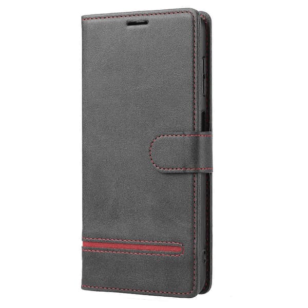 【BQ】Classic Leather Wallet Case for Huawei Mate 20 Lite Black