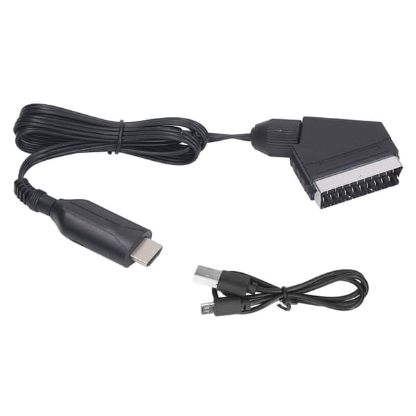 HD til SCART Konverter 480i 576i Multimedie Interface til CRT VHS DVD