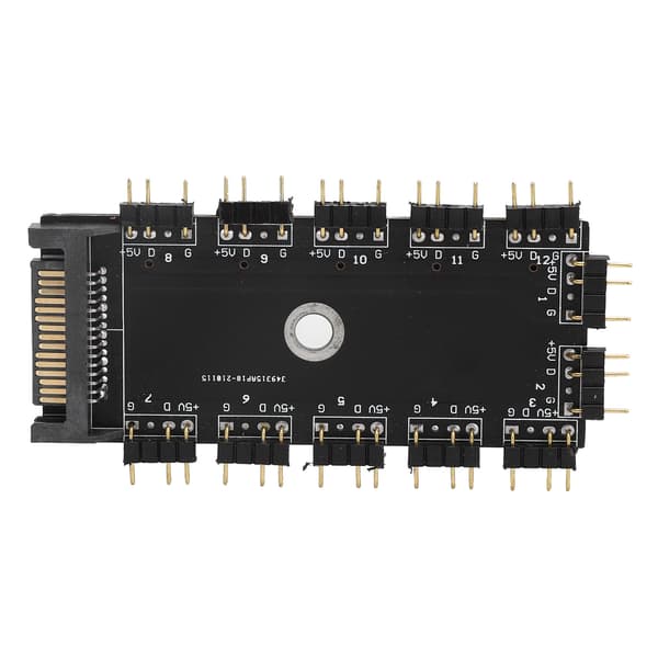 11-vejs Splitter Hub 3PIN ARGB Interface Extender RGB LED Kontrolenhed Tilbehør 5VSATA Interface