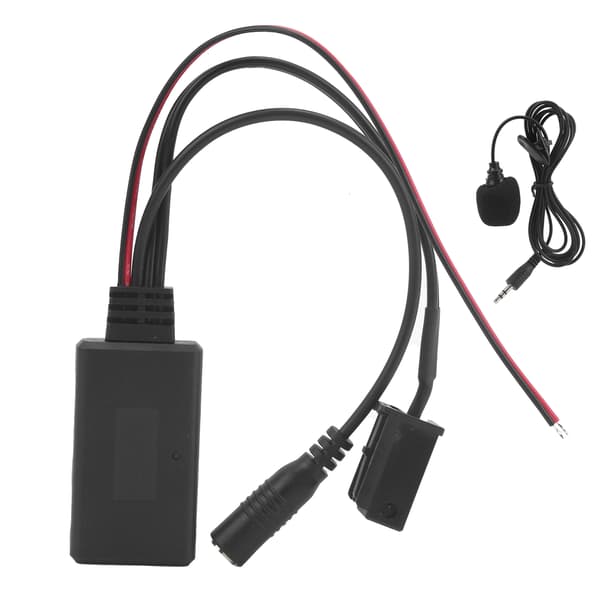 Bluetooth 5.0 AUX Ljudadapter 8Pin Mikrofon Handsfree Kit Kompatibel Ford 5000 6000 CD Stereo
