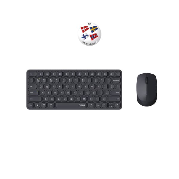 【BQ】Tastatur/mus sæt 9010M Trådløs Multi-Mode Sort 570