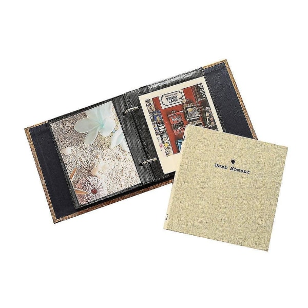 50 lommer stoffdeksel Instax Wide Album 3,5x5 fotoalbum for Fuji Instax Wide 210, Instax Wide 300, 5 tommers bilder