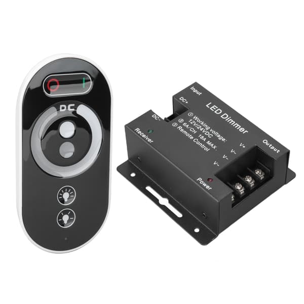Trådløs LED Dimmer RF Berøringsfjernkontroll DC 12V 24V for LED Strip Lys