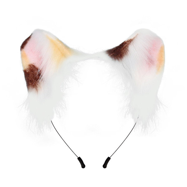 Lolita For Cat Ears Pannband Hårbåge Simulering Plysch Animal Ear Headdress Color