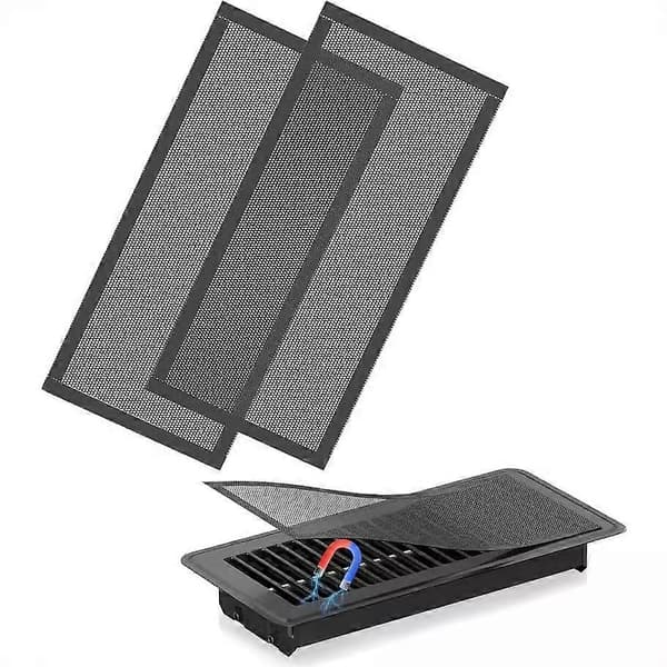 Golvventilationsgaller lätt att installera anti-skräpfallande ventilationsskydd WT03 4pcs 12*24cm