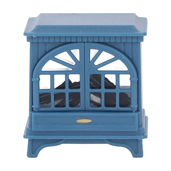 1:12 Dockskåp Eldstad Plast Miniatyr Eldstad Dockskåp Mini Möbler Dekoration Tillbehör Royalblue