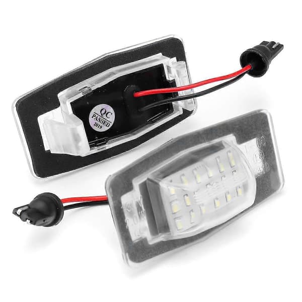 【BQ】2 stk. nummerpladelys til Ford Escape Mercury Mazda Mx-5 Mpv White  black