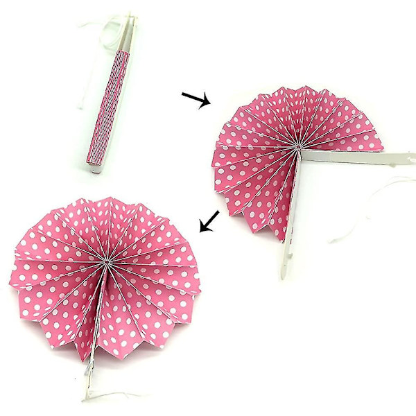 Riippuva set, pehmopaperi Pom Poms -kukkaviuhka ja hunajakennopallot