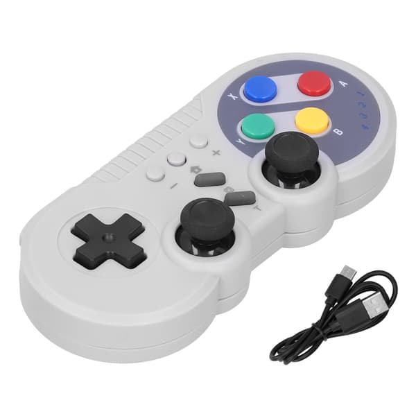 Trådlös Gamepad-kontroll Speljoystick Dubbel chock för TURBO Rörelsesensor för PC
