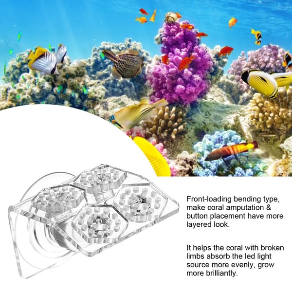 Front Loading Bending Coral SPS Bracket Base for Fish Tank Aquarium - 2st