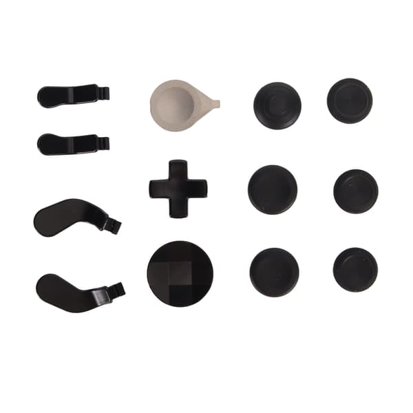 Udskiftningssæt til Thumbsticks, Sensitive Magnetiske Metal Thumbsticks til Xbox One Elite Series 2 Sort
