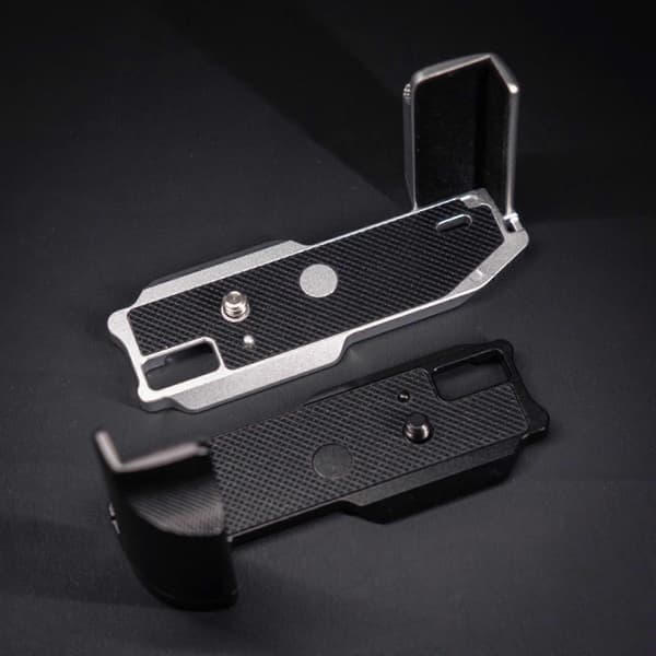 Håndtak i aluminiumslegering for Sigma BF-kamera med sidemonteringshull og hurtigkobling black