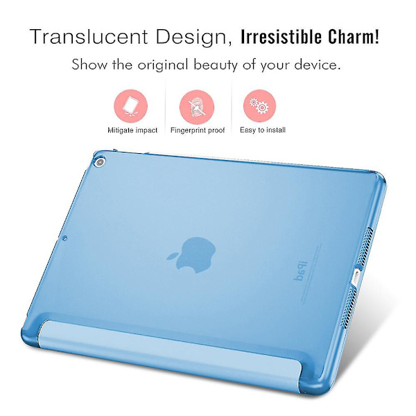 Smart Case Til Ipad Air 3 10,5", Smart Case Cover Translucent Fros