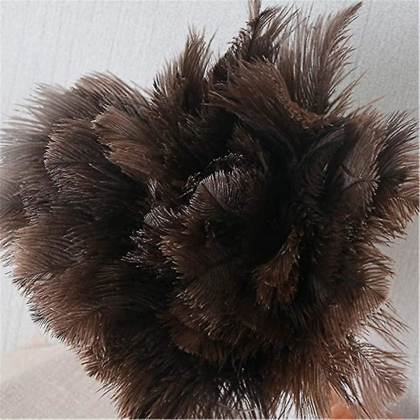 Feather Duster Struts Bambu Handtag Feather Duster Struts