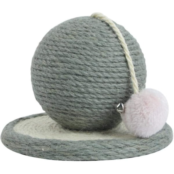 Snygg Naturlig Sisal Cat Scratching Post - Stor Scratching Ball för kattskrapningskul