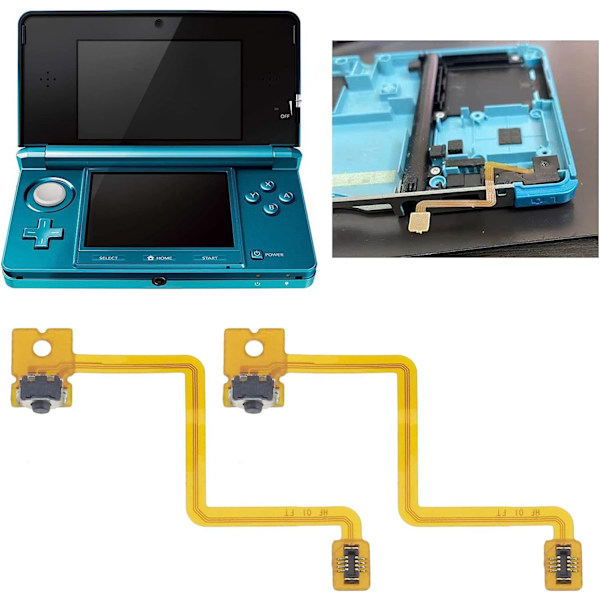 2 set L/R Switch Flex-kabelbyte Kompatibel med Nintendo 3DS