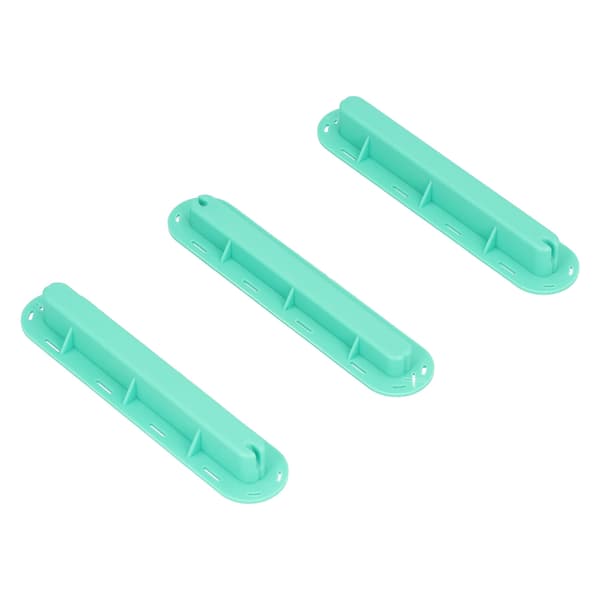 3 kpl Surfboard Finned Box Plug Set Vihreä ruuveilla