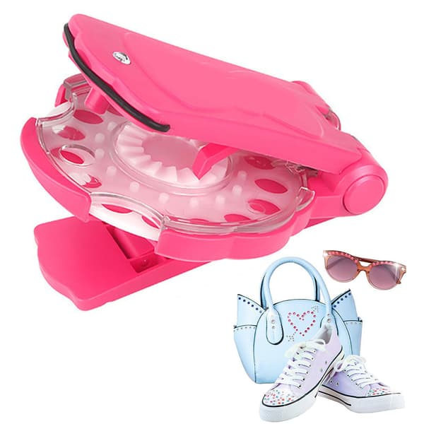 Hår Rhinestone Stamper Kit 5 Ark Styling Dekoration til Piger