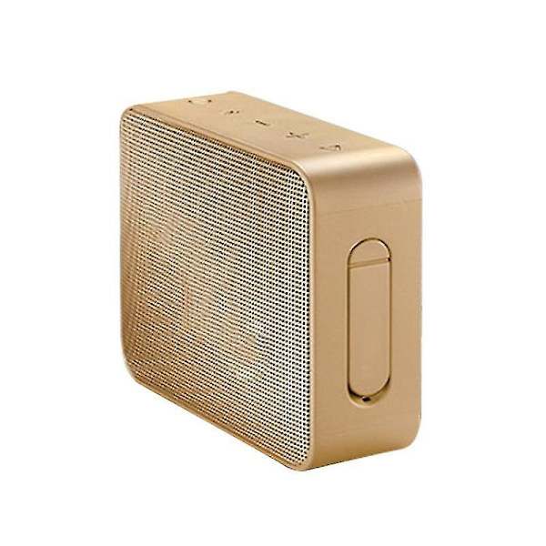 Vanntett Ultra Portable Bluetooth-høyttaler Mini Bluetooth-høyttalere Gaver Nytt gold