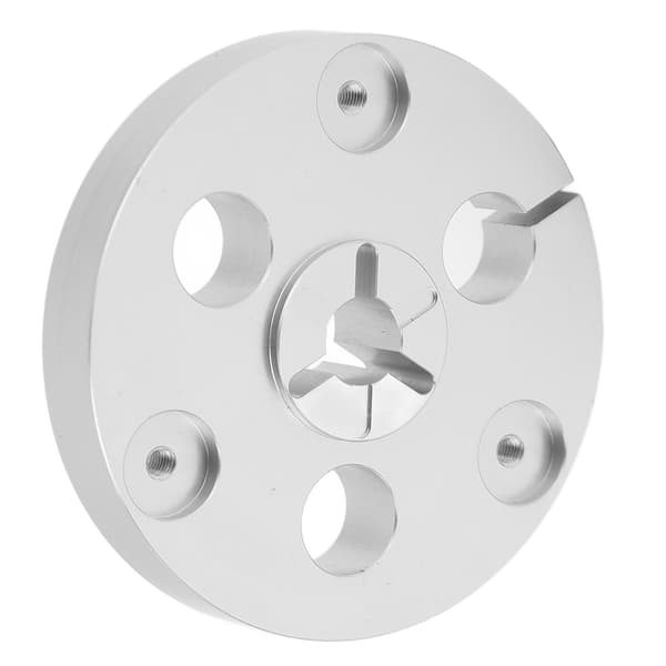 1/4 7 tommer spole til spole båndcontroller aluminiumslegering Nab Hub med monteringsskruer sølv