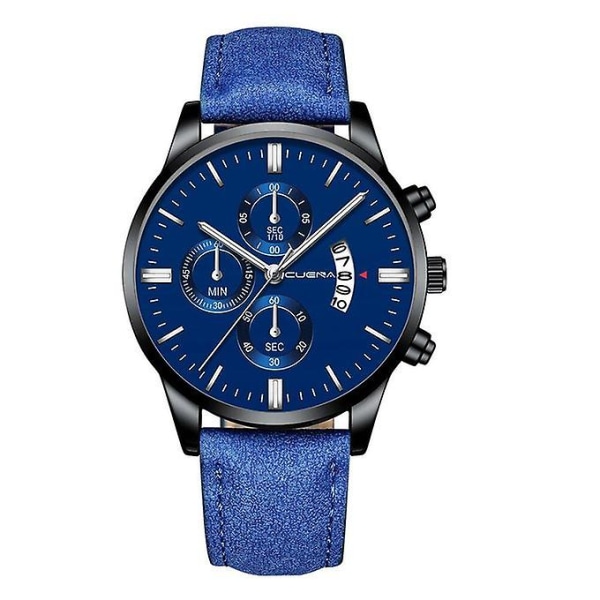 Herr Business Sport Watch Crystal rostfritt stål kvarts