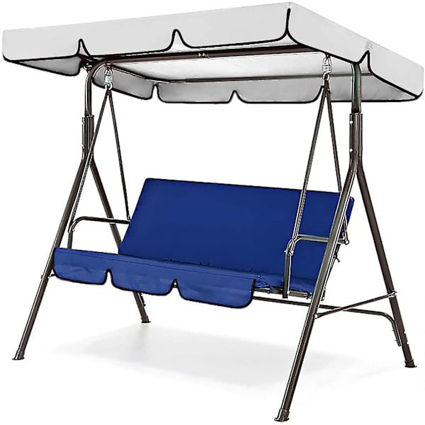 Patio Swing Chair Seat Cover Patio Dustproof Replacement Cover blue