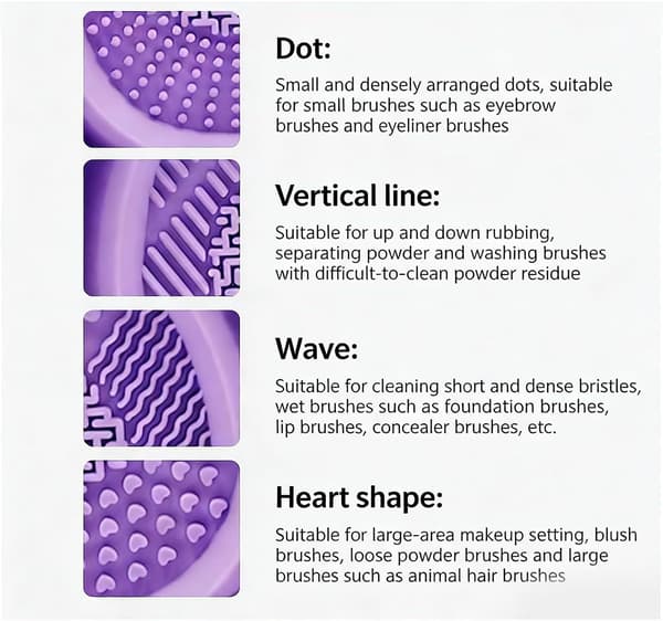 【BQ】Foldable Silicone Makeup Brush Cleaning Bowl, Suitable for Makeup Brushes, Makeup Sponges and Puffs...