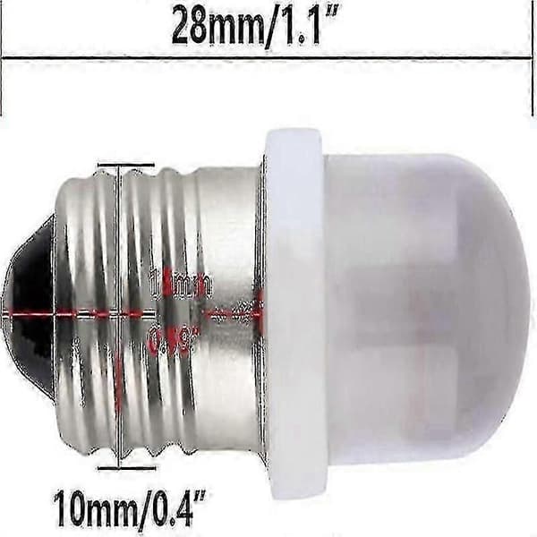 10 st 12V E10 LED-spotlightlampor