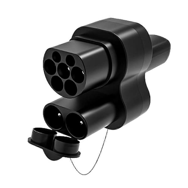 Til CCS2 til Tesla EV-adapter Opladningsstik AC+DC 250A-adapter EV-opladningsforbindelsesadapter Hurtigopladningsadapter Black