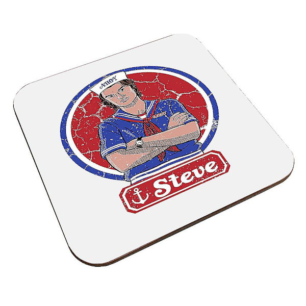 Retro Steve Scoops Ahoy Stranger Things Coaster