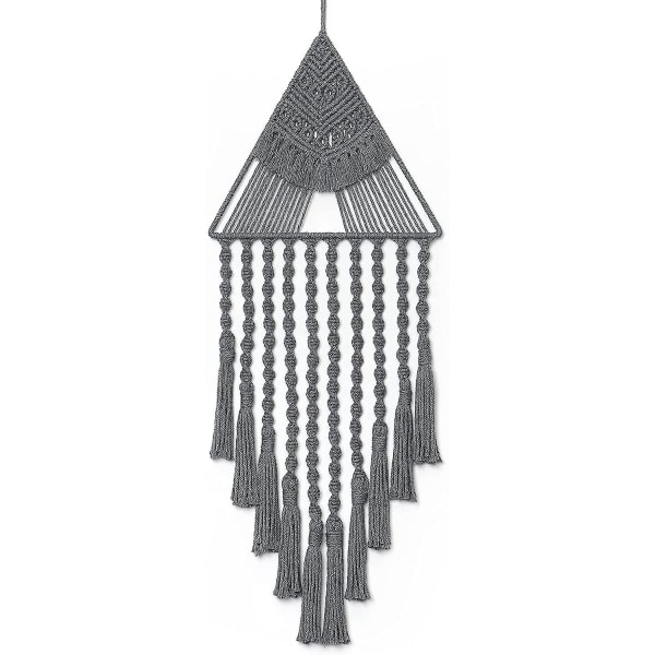 Spetsvävd vägghängande Drömfångare Triangel Tofs Geometrisk konst Heminredning Väggkonst Vackert