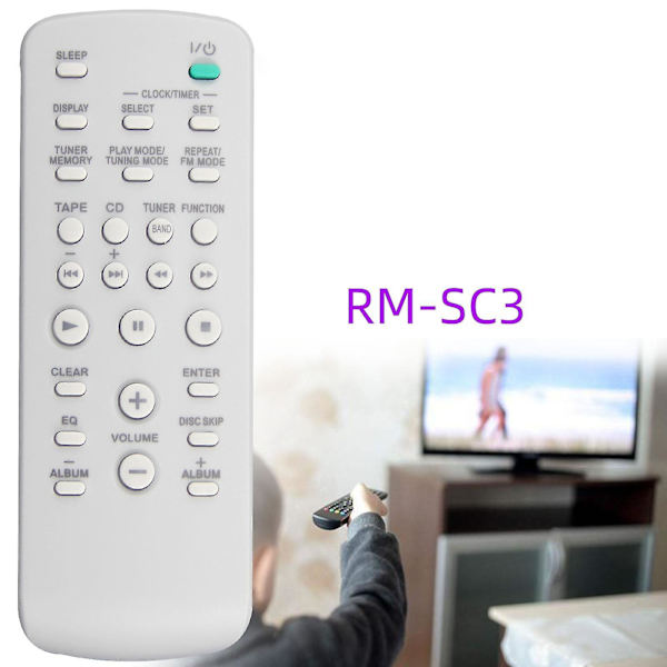 Hem Hifi System Ljud Fjärrkontroll Bärbar Controller Rm-sc3 Eller Sony