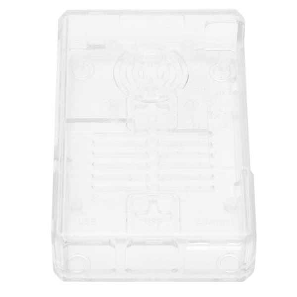Kabinet til Raspberry Pi 4 Model B ABS Case Microcomputer Køleskal med Skridsikker Måtte