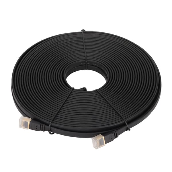 Cat8 Ethernet Kabel 2000Mhz 40Gbps Høj Hastighed 20 Meter Internet Kabel til PC til PS5 til PS4 til PS3 til Xbox
