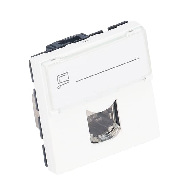 Netværks Jack Modul CAT6A RJ45 Fransk Adapter Skærmet ABS Tilbehør til Computer