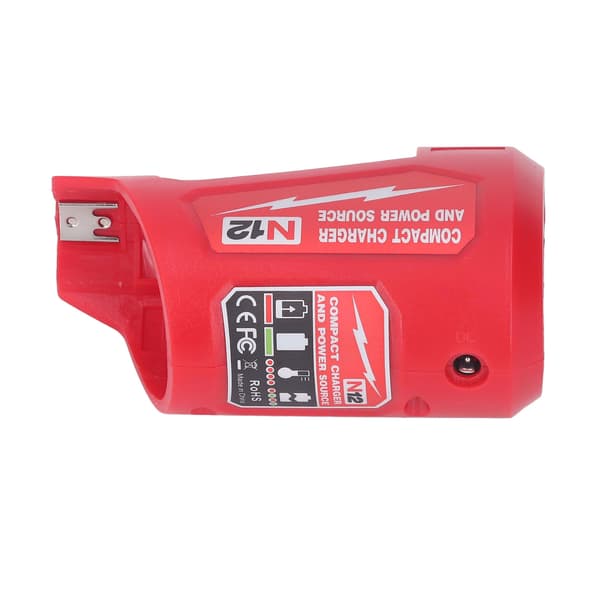 M12 N12 Kompakt 2.1A USB-oplader 12V DC-stik Strømadapter